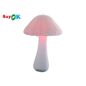 Wholesale Oxford Cloth 2m LED Inflatable Lighting Decoration White Mushroom from china suppliers