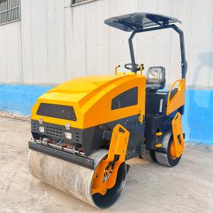 Hydraulic 3.5 Ton Water Cooled Diesel Engine Ride on Road Roller Compactor