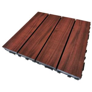 ISO9001 Recyclable 300X300mm 22mm Polystyrene Decking Tiles