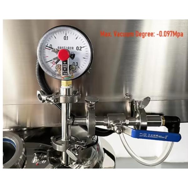 Vacuum Homogenizing Emulsifier Mixer High Shear 50L For Cosmetic Cream Lotion