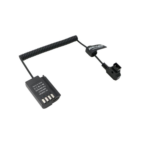 Alvin’s Cables DMW-DCC17 DMW-BLK22 Dummy Battery to D-tap Power Adapter Coiled