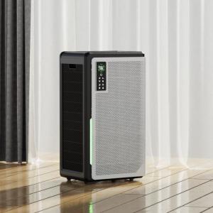 Wholesale Bank Freestanding Hepa UV Air Purifier With Humidifier Negative Ion Purification from china suppliers