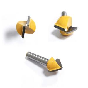 Carbide 90 Degree ACM Cutting Tools ACP Bit Cnc Router Cutters For Aluminium