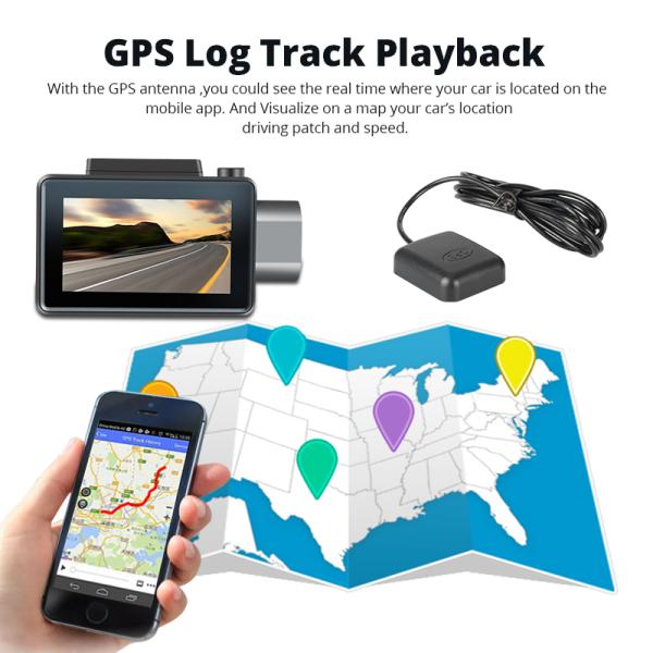 Mini 3" Touch Screen 4G LTE Dash Camera