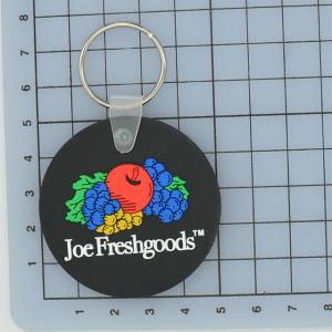 Flexible Rubber Key Chain Unbreakable Portable Custom PVC Keychain