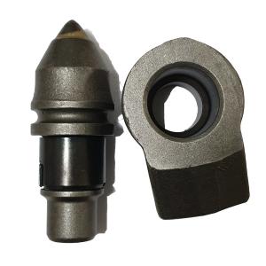 Piling Equipment Round Shank Chisel B47K22H B43 Bullet Teeth Holder