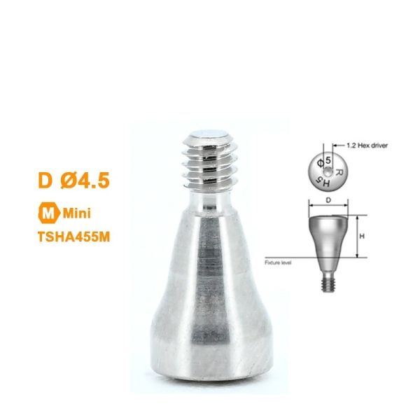 Osstem GS(TS)® Titanium Healing Abutment Compatible Hiossen Mini / Regular