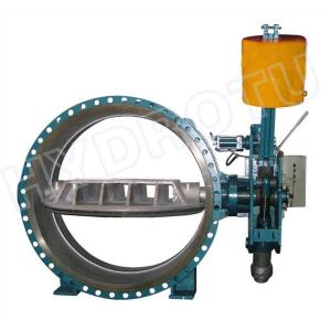 Dia. 50 - 3000 mm hydraulic counter weight Flanged Butterfly Valve for