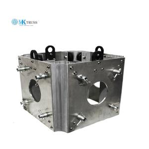 Heavy-Duty Spigoted Ground Support Truss System for Event and Stage Construction