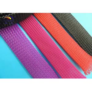 Flame retardant PET expandable braided sleevings