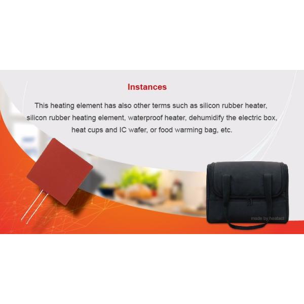 Silicone Heater Products Silicone Rubber Heater 0.1mm ~1mm Thickness