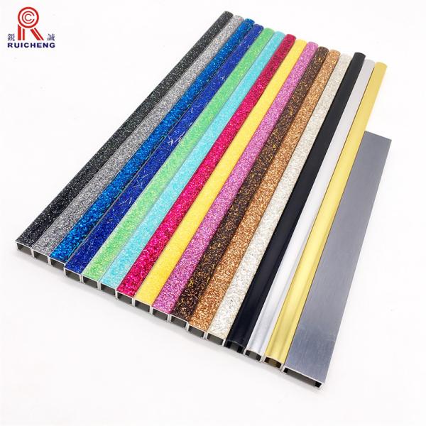 Quality 6063 T5 Aluminum Tile Trim Custom U Shape Tile Trim For Ceramic Flooring Protection for sale
