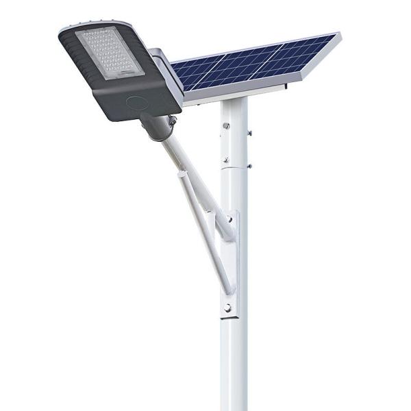 Quality High Lumen Split Solar Street Light With Separate Big Solar Panel Auto Clean for sale