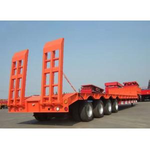 Customized 3axle 4axle Lowbed 80tons 100ton 120ton Low Loaders / Low Bed Semi