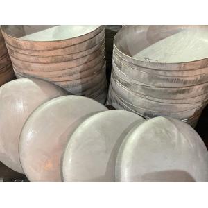 Buy cheap Custom Flat Dished Head End 6mm Thick Cold Pressing And Cold Forming from wholesalers