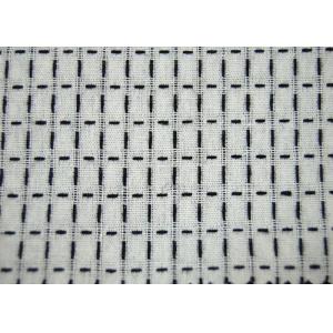 Grid Style Jacquard Material Pure Cotton Classical Black And White Color