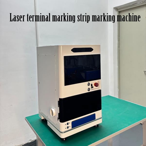 Quality Label Laser Marking Machine Mini Fiber Laser Marking Machine Plate Plastic Identification Number Strip With Engraved Characters for sale