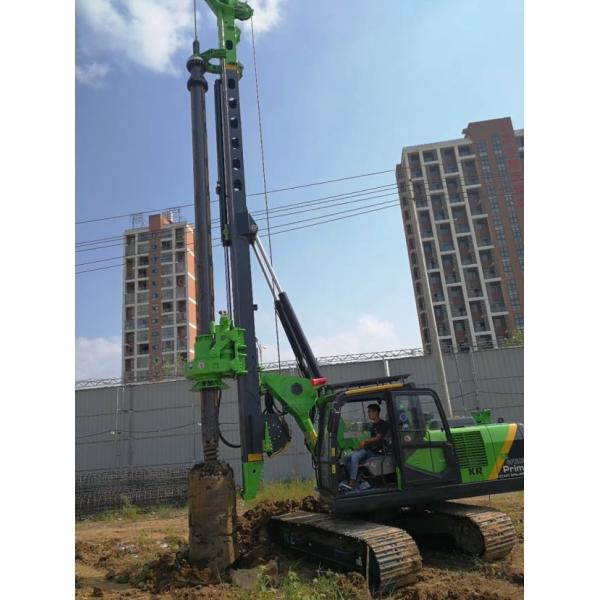 Foundation Drilling Rigs / Hydraulic Pile Driving Rig 43M Depth 1.3M Dia