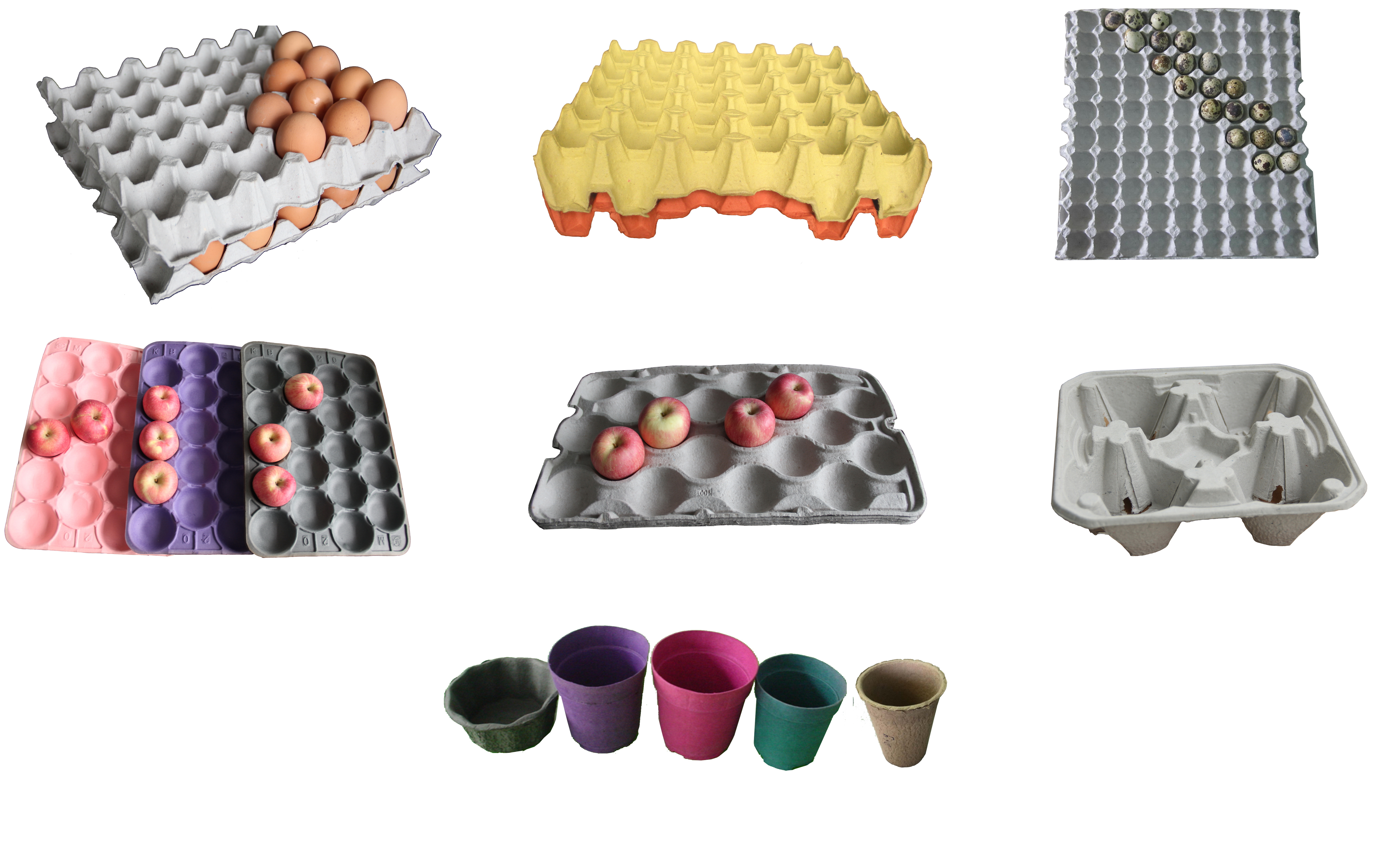 Pulp Molded Kidney Tray Medical Tray Egg Tray Machine Pollution Free