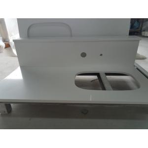 prefabricated Solid Surface Worktops With Backsplash Side Splash Aprons