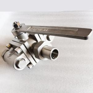 Cryogenic 3-way And 5-way Ball Valve Temperature Range -196°C To 80℃ For Liquid