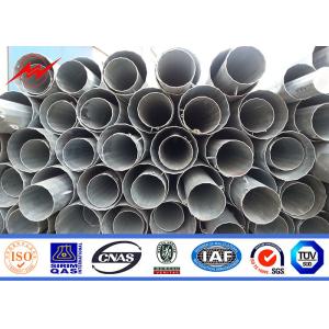 AWS D1.1 33kv Galvanized Electric Power Poles For Transmission Line