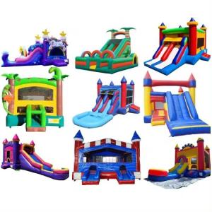 Wholesale 5-7 Working Days Production Time Qike 2024 Popular Outdoor Inflatable Jumping Castle from china suppliers