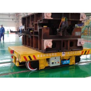 Flat Mounted Mold Transfer Cart , Forklift Coil Handling Material Moving Carts