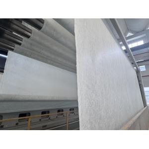 White Nonwoven Polyester Geotextile PET Filament For Ground Engineering