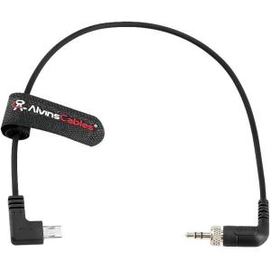 Alvin's Locking 3.5mm TRS to Micro USB Timecode Cable for Sony, Deity, Tentacle