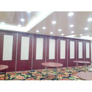 Movable Operable Partition Walls For Restaurant / Soundproof Room Dividers