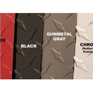 China Light Gauge Aluminum Diamond Plate For Boat Floor Enclosed Trailers Black 24 X 48 2 X 8 on sale