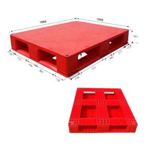 Double faced HDPE heavy duty plastic pallet for warehouse