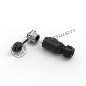 Outdoor IP67 Rated 8-Pin Network Bridge RJ45 Connectors Socket 8 Core Male