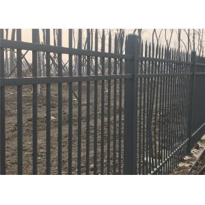 1.8X2.5m Garrison Steel Picket Fence Panel | Steel Picket Fence Factory Garrison