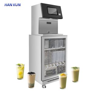 China Fully Automatic Electric Bubble Tea Machine Maker Smart Beverage Machine 110V-220V Boba Tea Machine for Milk Tea Shop on sale