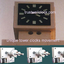 Quality city clock, movement for city clocks, mechanism for city clocks, double side city clocks' movement,mechanism city clocks for sale