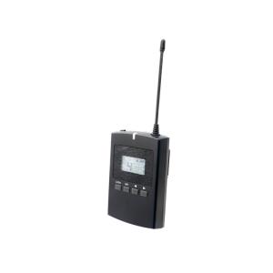 Black Wireless Audio Tour Guide Systems 823MHz Long Transmission Distance