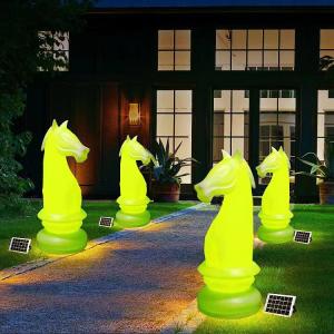 Seahorse Shape Change Color Garden Light Rechargeable Plastic Led Light