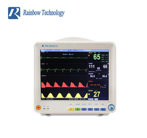 Quality Audible And Visual Alarm Multiparameter Monitor With 12.1" Color TFT LCD Display for sale