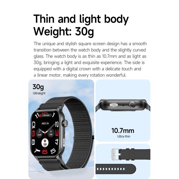 1.95inch Amoled GPS Outdoor Smart Watch Multi Sport Model
