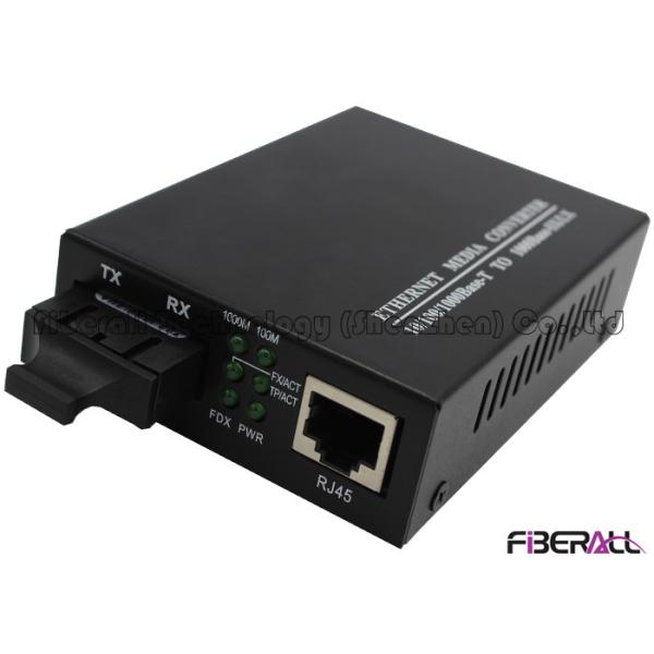 Quality Ethernet To Fiber Optical Media Converter And Transceiver 10 / 100 / 1000M SC DX for sale