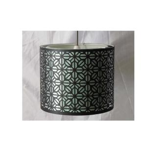 TC Inner Decorative Metal Lamp Shades Geometric Patterns Pierced Double Layer