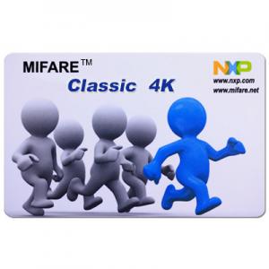 China MIFARE ®Classic 4K Smart Card With RFID Contactless Chip Card For Access Control Or Membership on sale