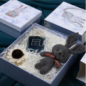 Cosmetic Perfume Embossing Recycled Paper Gift Boxes