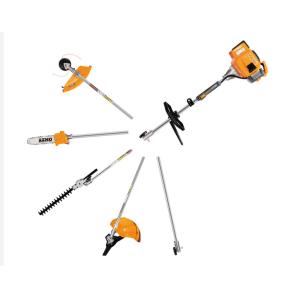 2 stroke Height Adjustable side-attached Brush Cutter 42.7cc multi function 8 in