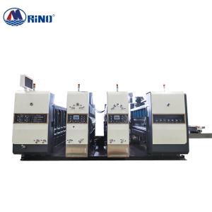 Furniture Carton Box 2 Color Flexo Printing Machine With Die Cutting