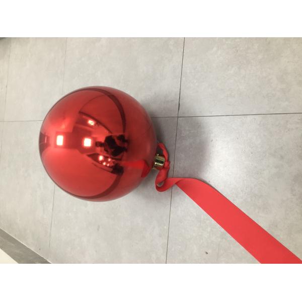 Quality Custom 6 - 12 Inch Visual Merchandising Displays PVC Christmas Ornament Ball for sale