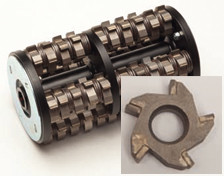 Deck Scaling Derusting Scarifiers Von Arx FR200 Drum With TCT Tungsten Carbide