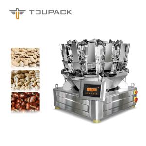 High Speed Grain Multihead Weigher Machine 20 Head MCU / PLC